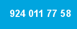 924 011 77 58 924 011 77 58
